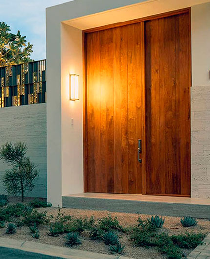 Modern Contemporary Doors Installed